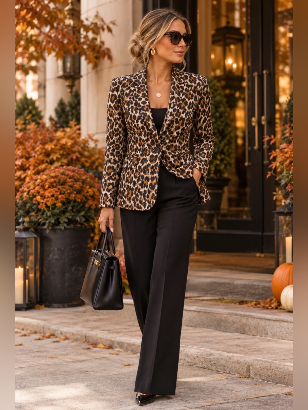 J.Crew Parke Linen Blend Leopard Print Blazer 2